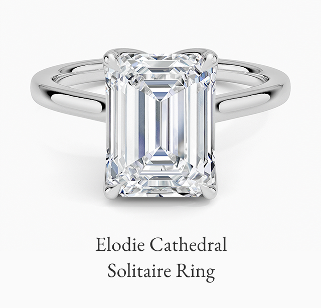 Elodie Cathedral Solitaire Ring