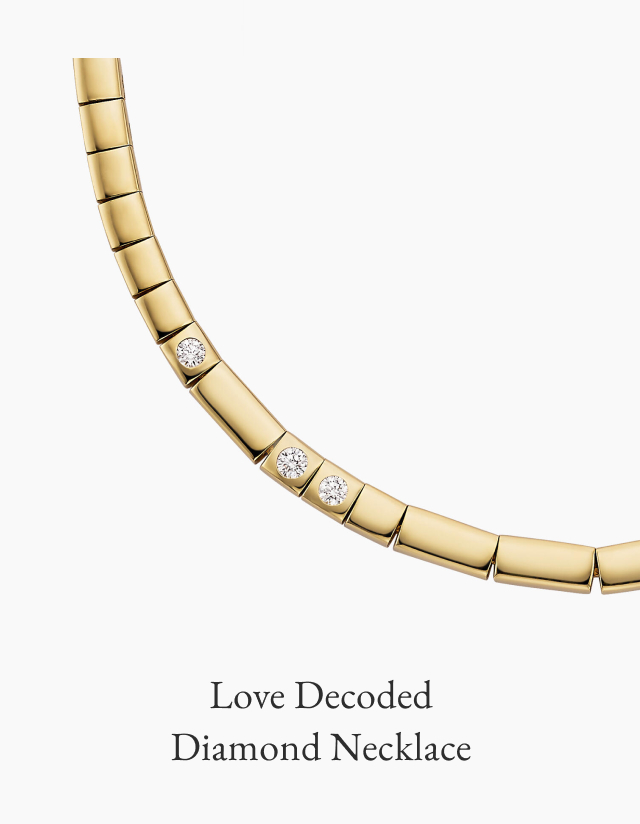 Love Decoded Personalized Diamond Necklace
