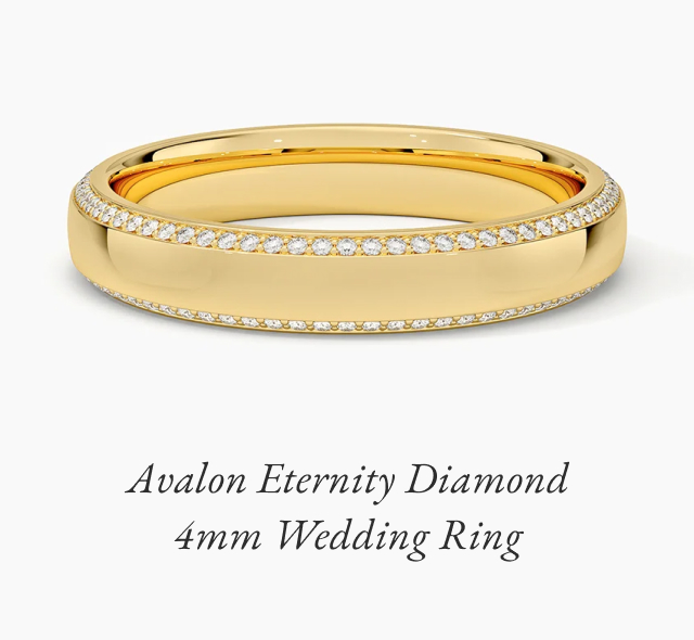 Avalon Eternity Diamond 4mm Wedding Ring 