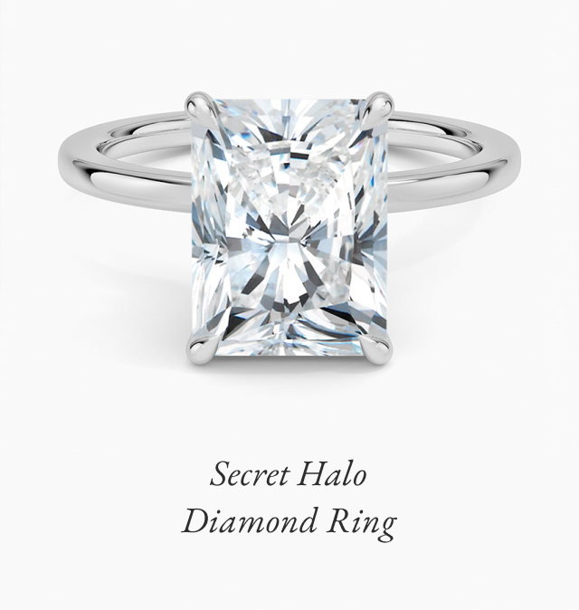 Secret Halo 1.5mm Diamond Ring