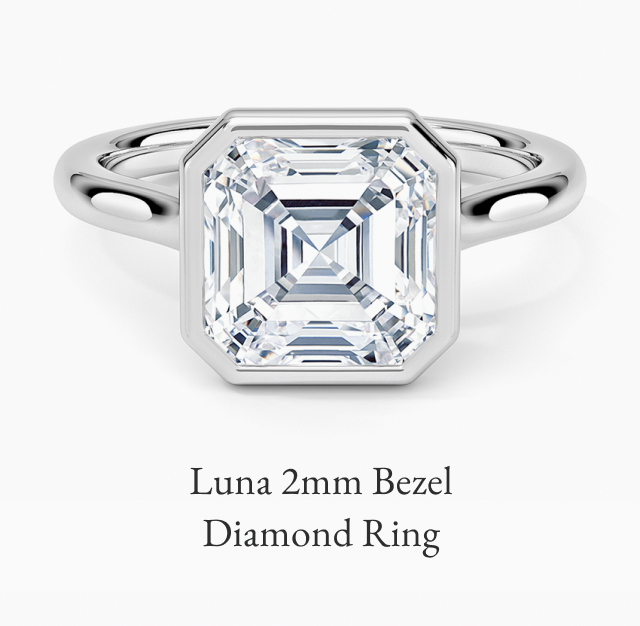 Luna 2mm Bezel Ring
