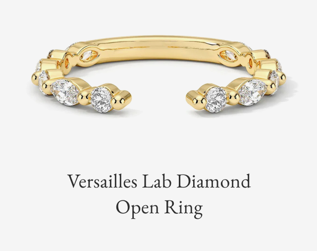 Versailles Lab Diamond Open Ring