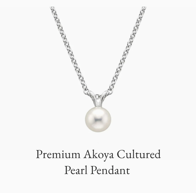 Premium Akoya Cultured Pearl Pendant