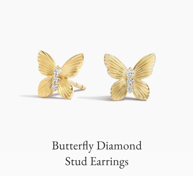  Virtual Try On top_hd img add_img1 img add_img2 img add_img3 img  Butterfly Diamond Stud Earrings