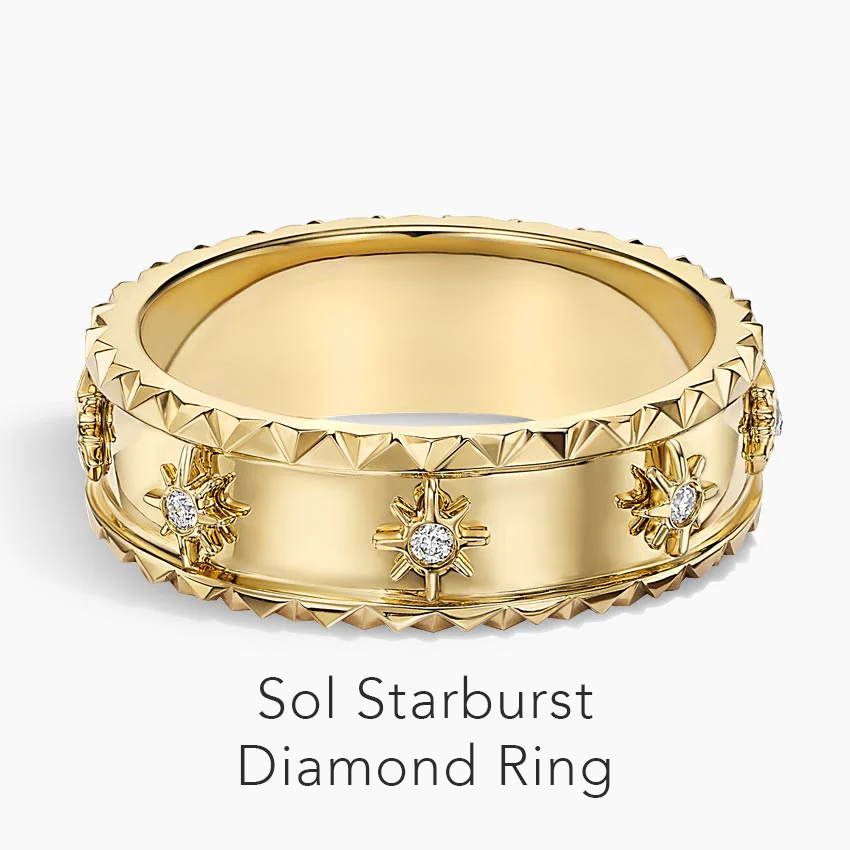 Sol Starburst Diamond Ring