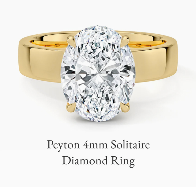 Peyton 4mm Solitaire Ring