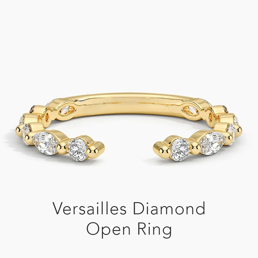 Versailles Diamond Open Ring