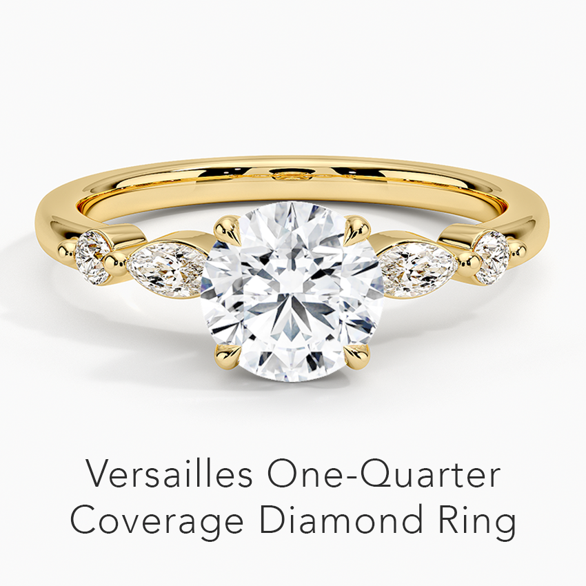 Versailles One-Quarter Coverage Diamond Ring