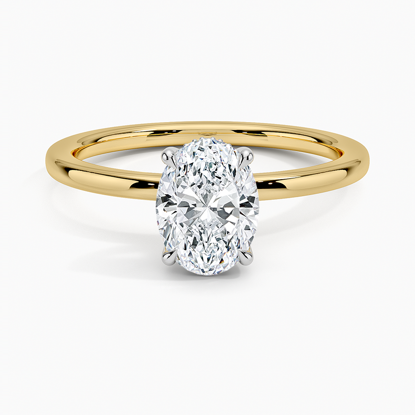 Adorned Mixed Metal Diamond Ring