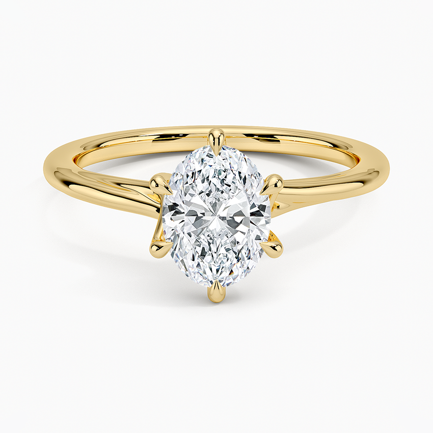 Delilah Twist Solitaire Ring