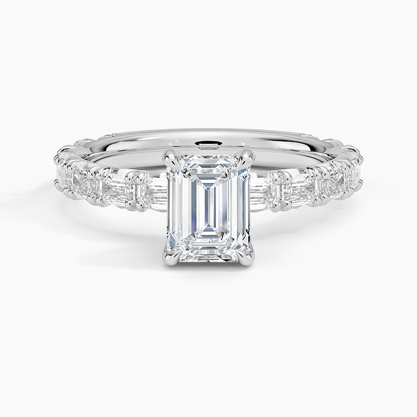 Nathalie Emerald-Cut Diamond Ring