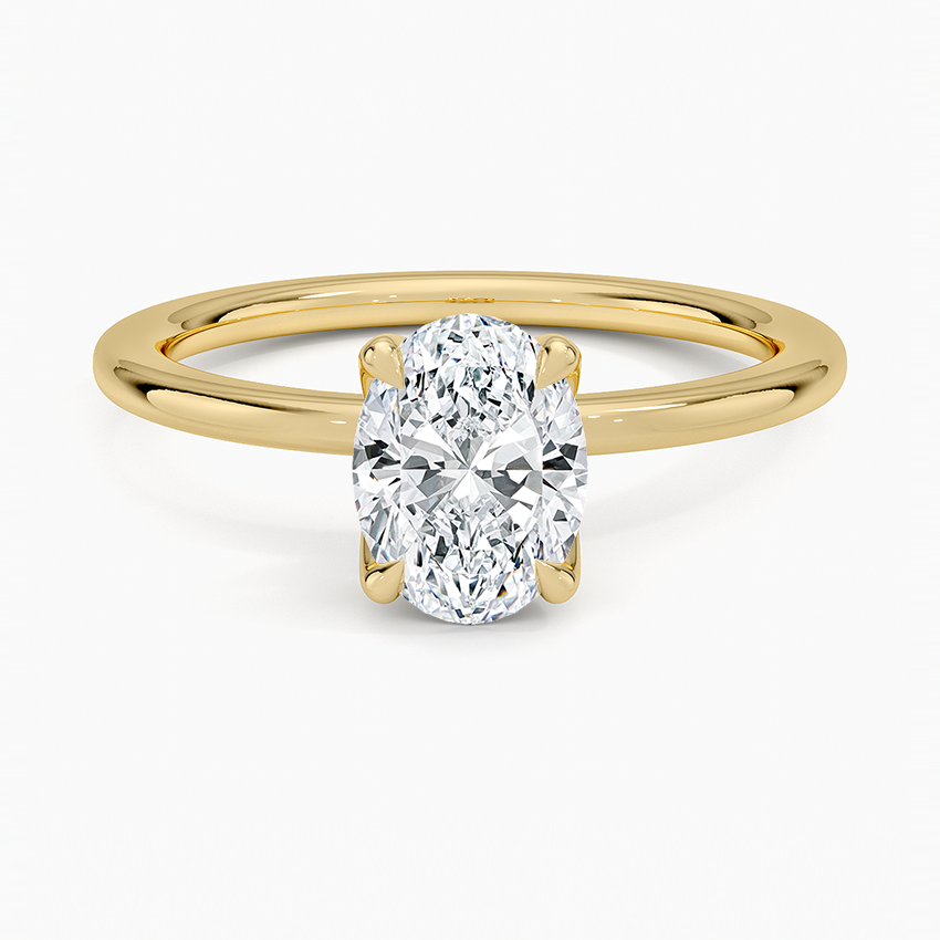 Petite Elodie Flush Fit Solitaire Engagement Ring