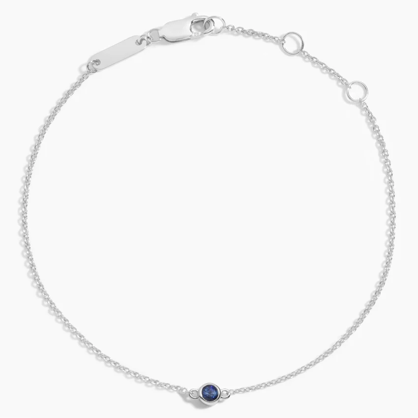 Sapphire Bezel Bracelet