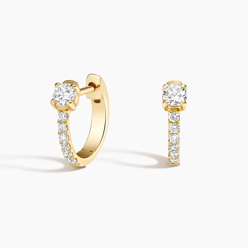 Taylor Lab Diamond Huggie Earrings
