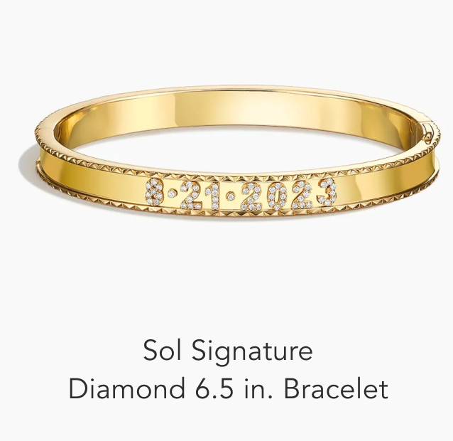 Sol Signature Diamond Bracelet