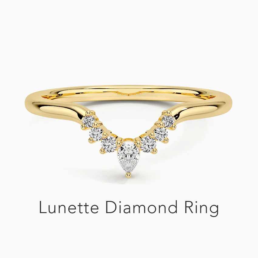 Lunette Diamond Ring