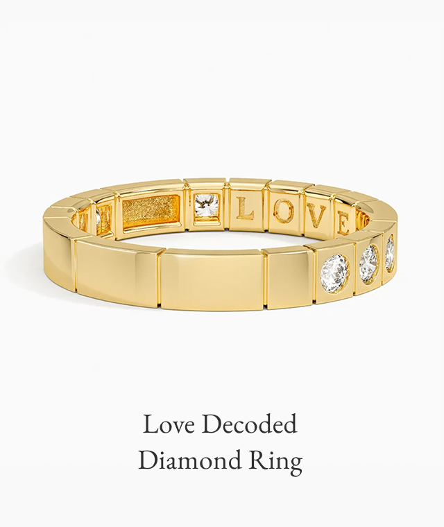 Love Decoded Diamond Ring
