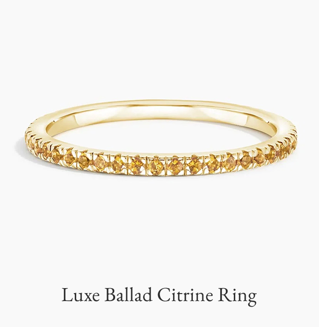 Luxe Ballad Citrine Ring