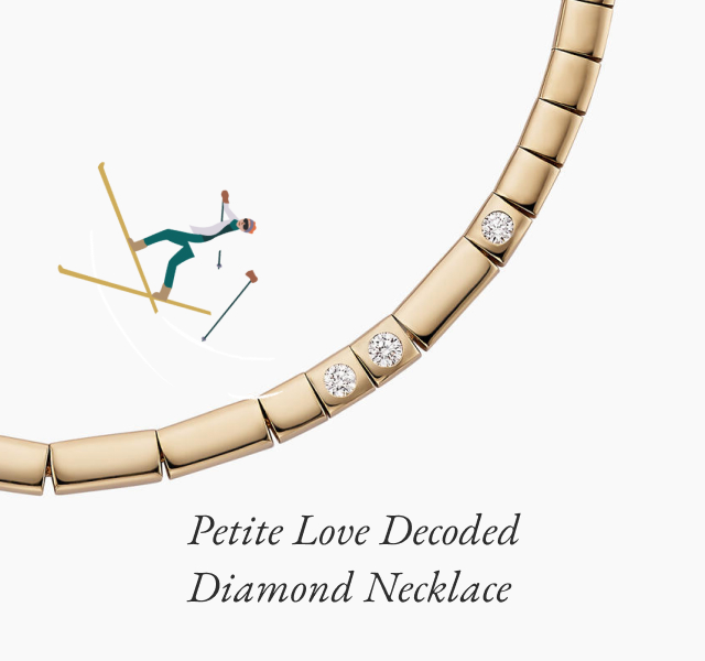 Petite Love Decoded Diamond Necklace