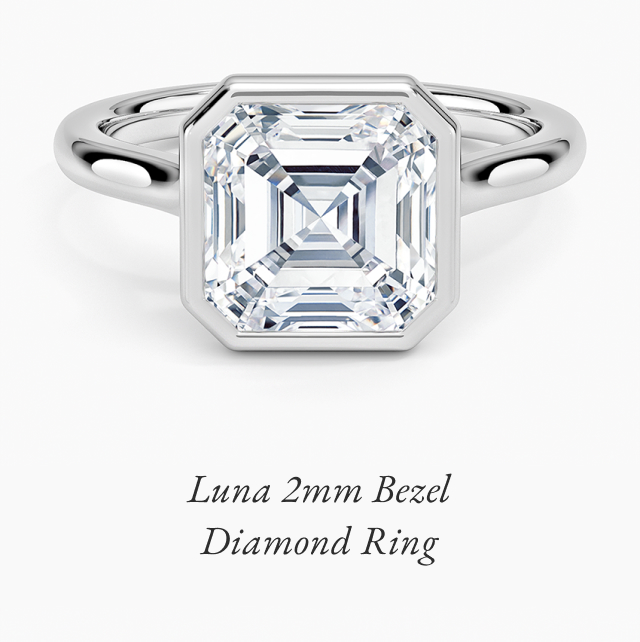 Luna 2mm Bezel Ring
