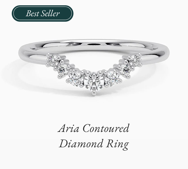Aria Contoured Diamond Ring