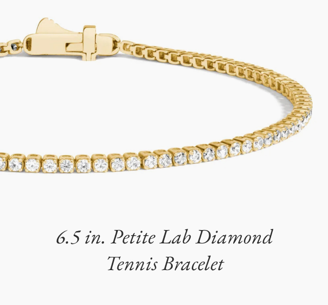 6.5 in. Petite Lab Diamond Tennis Bracelet