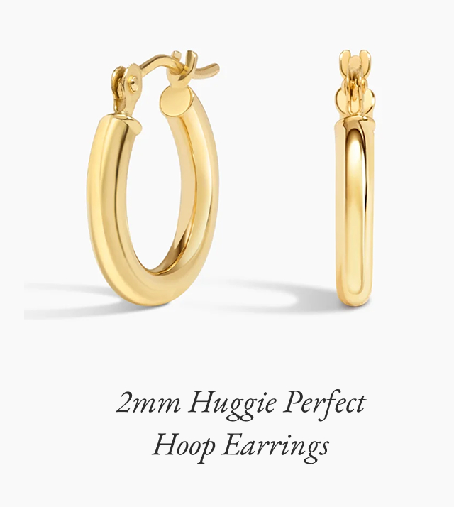 2mm Huggie Perfect Hoop Earrings 