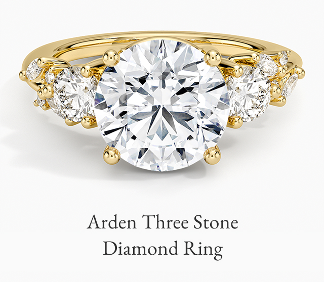 Arden Three Stone Diamond Ring