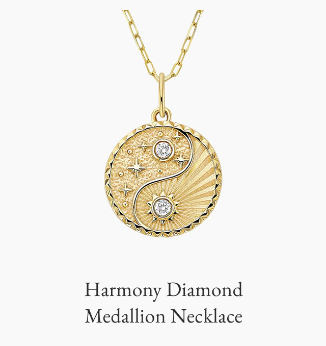 Harmony Diamond Medallion Necklace