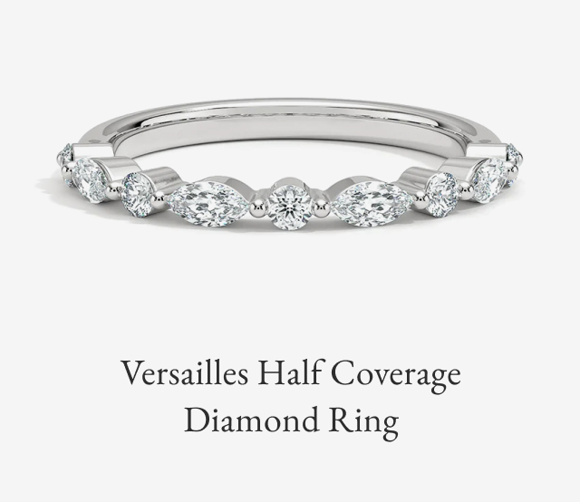 Versailles Half Coverage Diamond Ring 