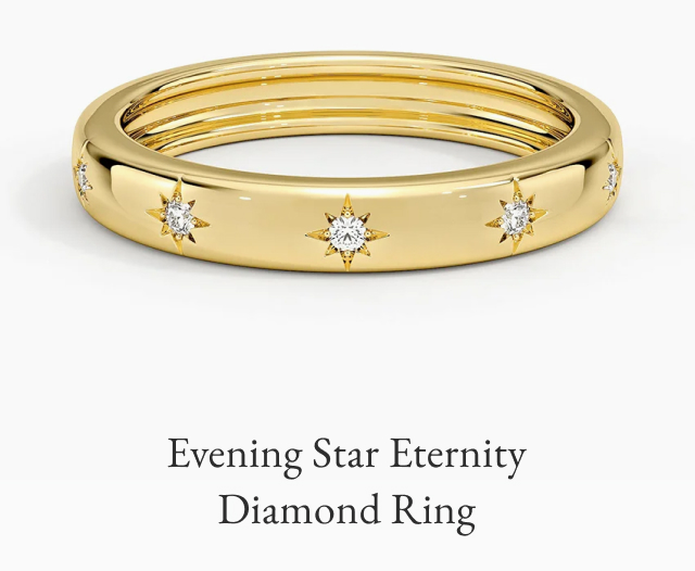 Evening Star Eternity 3mm Diamond Ring