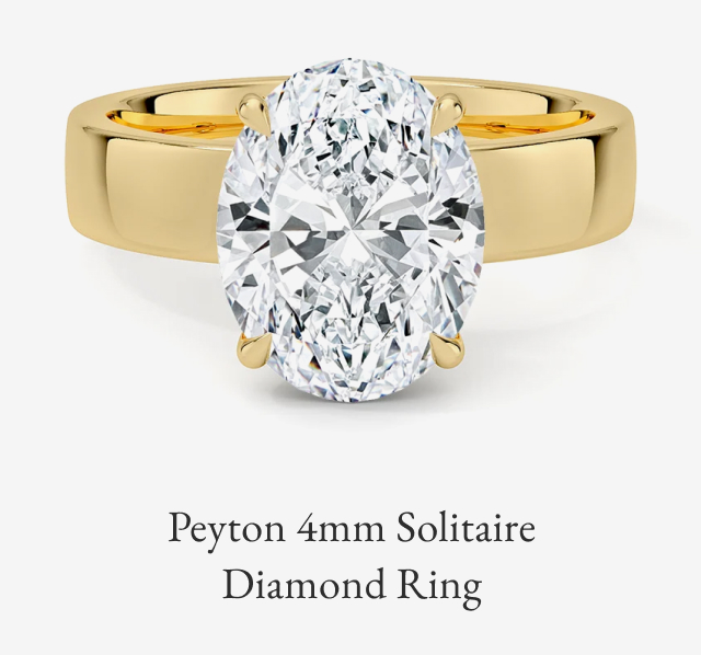 Peyton 4mm Solitaire Ring