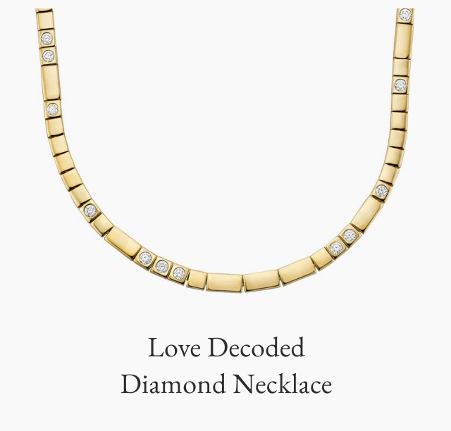 Love Decoded Diamond Necklace