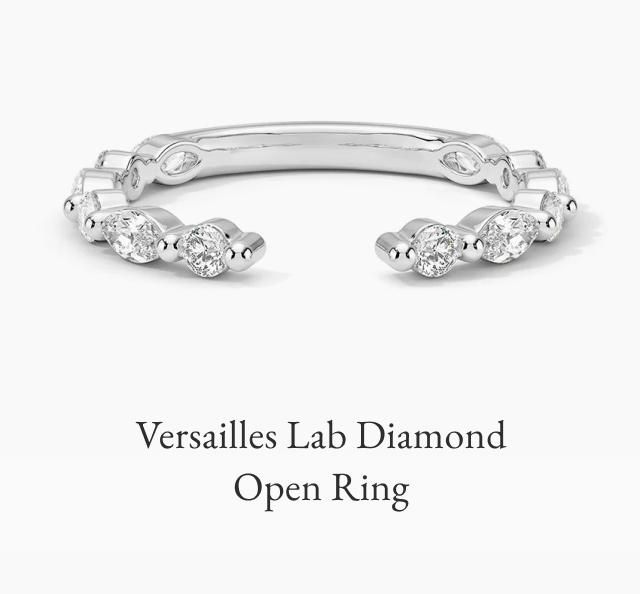 Versailles Lab Diamond Open Ring