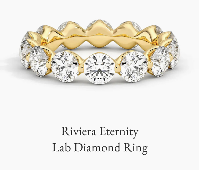Riviera Eternity Lab Diamond Ring