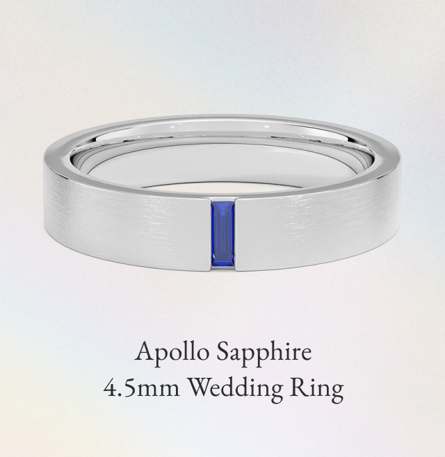 Apollo Sapphire 4.5mm Ring 
