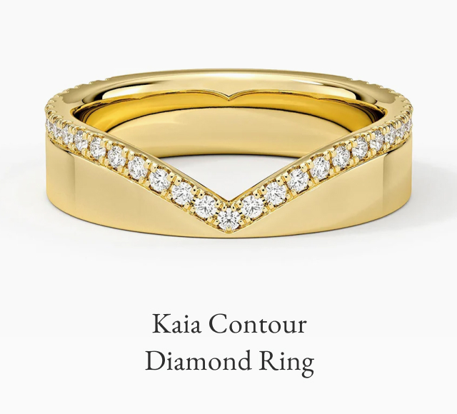 Kaia Contour Diamond Ring 
