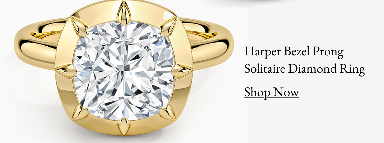 Harper Bezel Prong Solitaire Ring