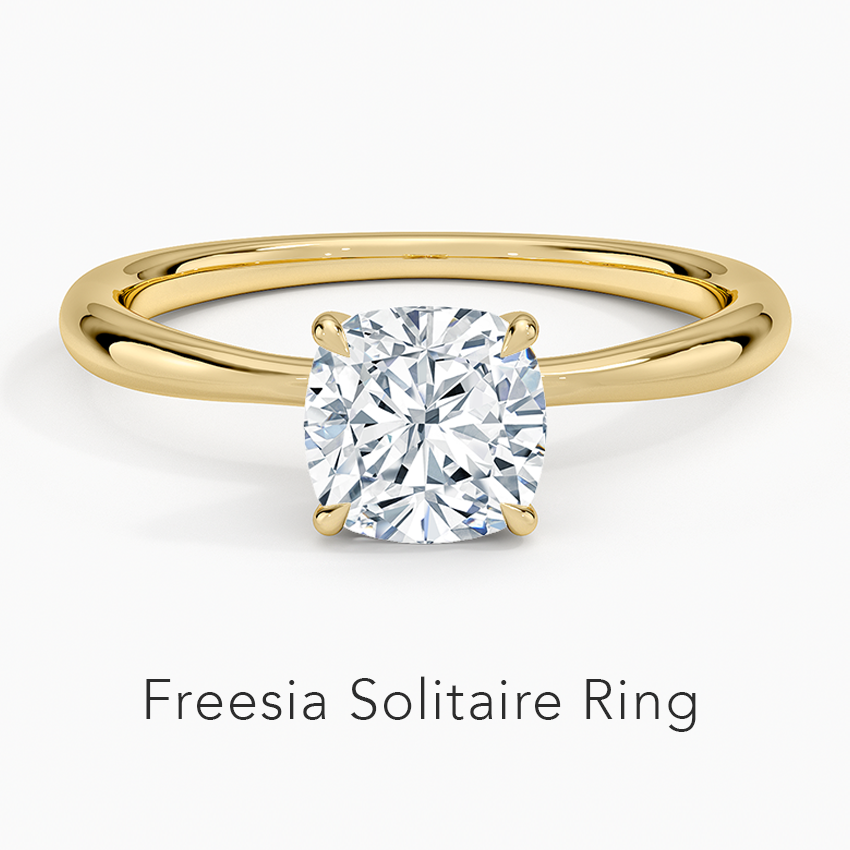 Freesia 2mm Solitaire Ring