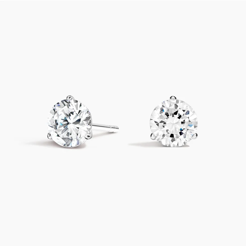 Perfect Martini Diamond Stud Earrings