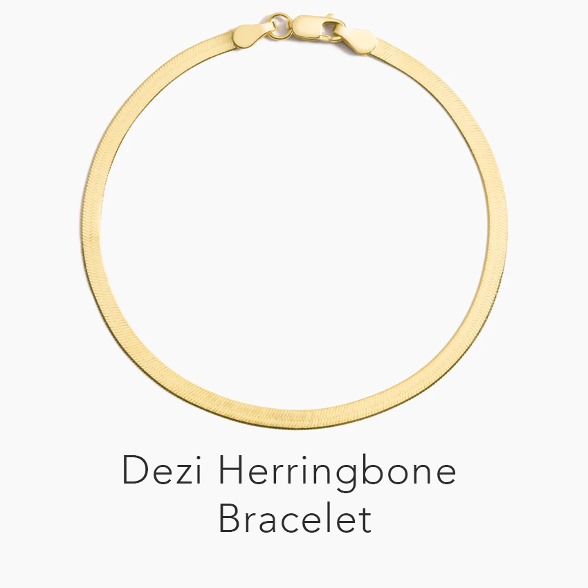 Dezi 7 in. Herringbone Bracelet 