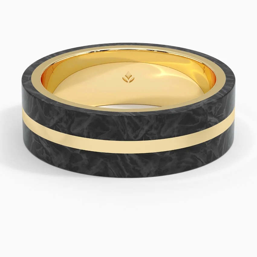 Avenue Black 7mm Ring