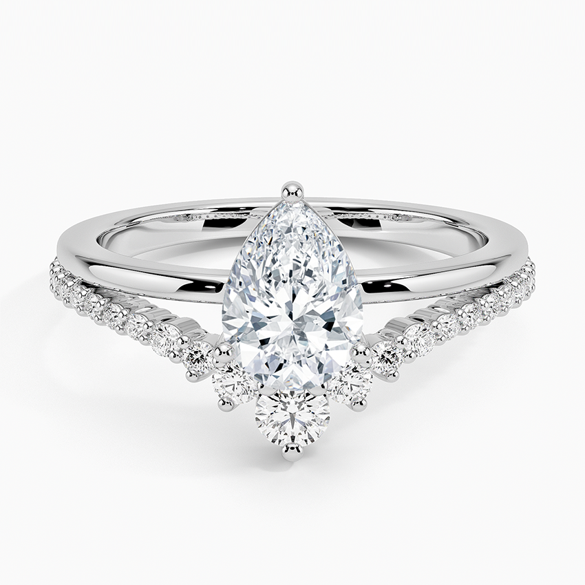 Bianca Split Shank Diamond Ring