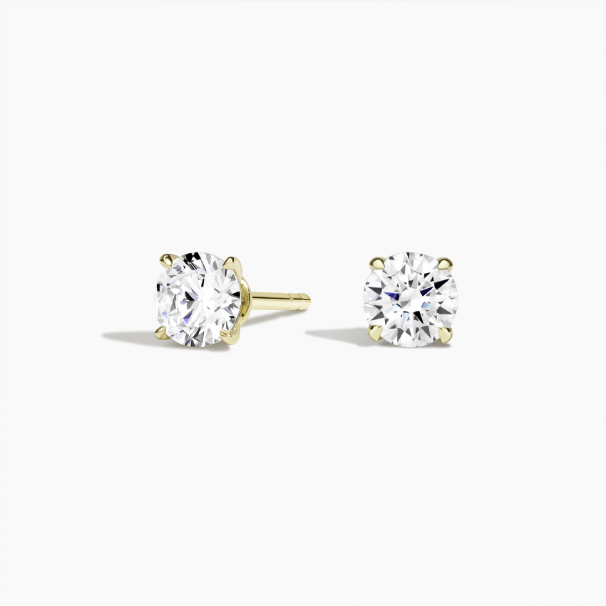 Claw Prong Diamond Stud Earrings 