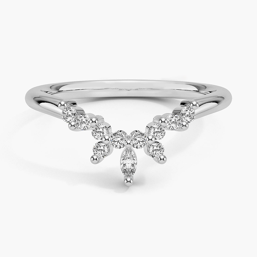 Luxe Nadia Contoured Diamond Ring