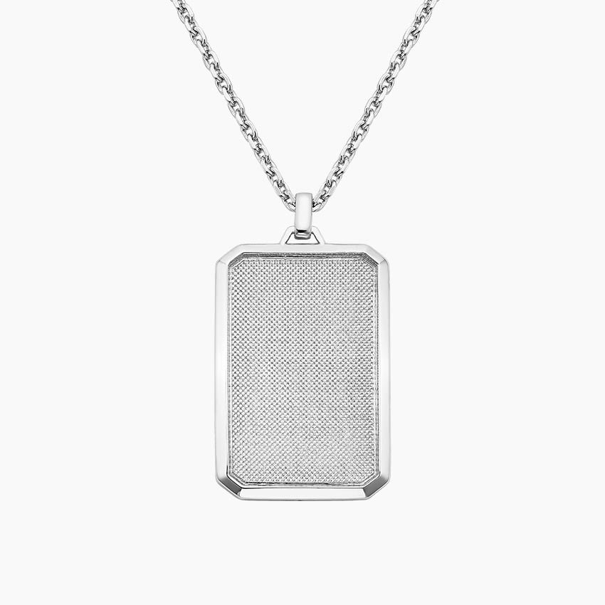 Maverick Engravable Dog Tag Necklace
