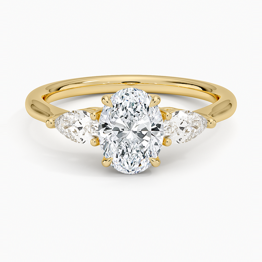 Opera Three Stone Diamond Ring