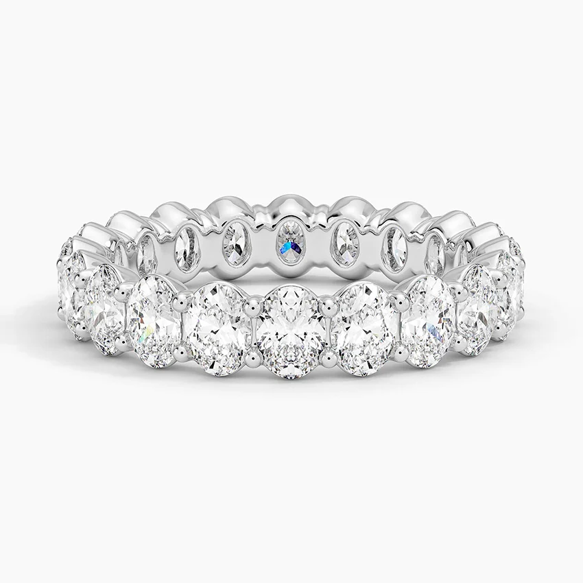 Oval Eternity Lab Diamond Ring