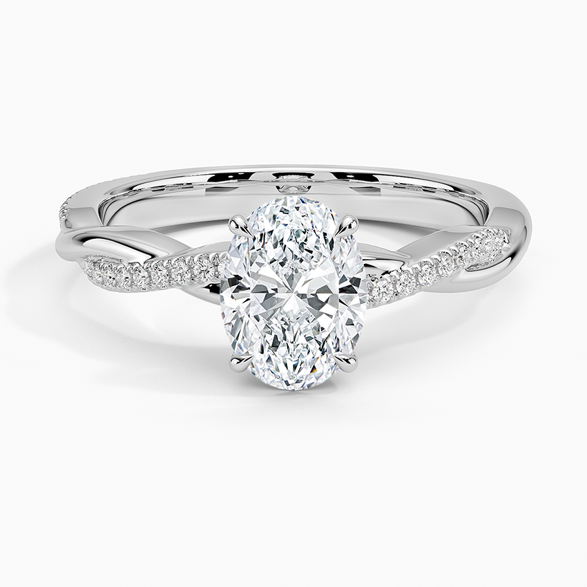 Petite Twisted Vine Diamond Ring