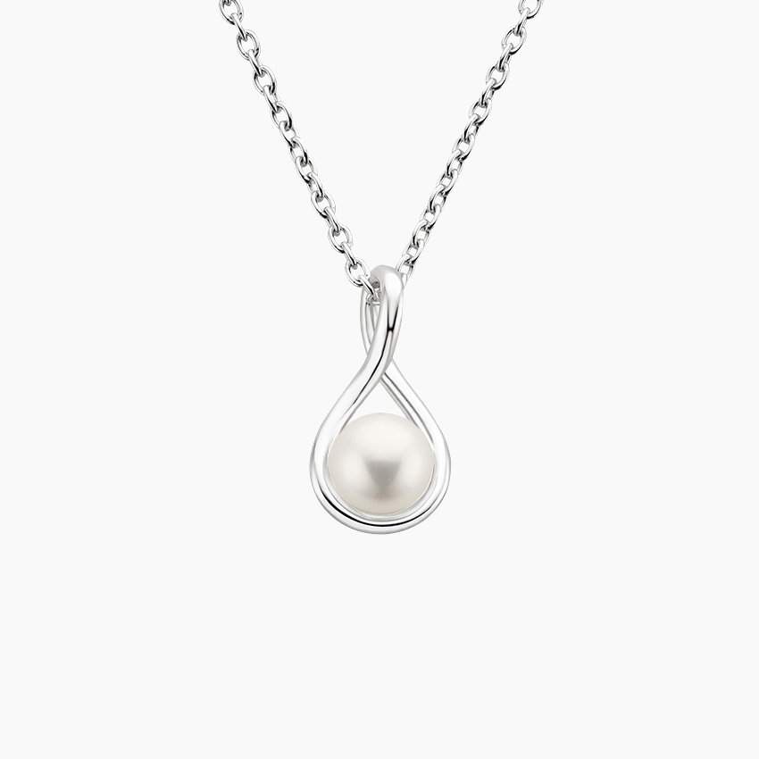 Premium Akoya Cultured Pearl Twist Pendant